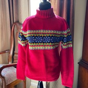 Hanna Andersson Christmas turtleneck S